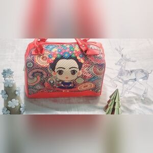 Colorful Embroidered Women's Bag